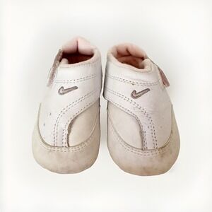 Nike Baby Swoosh Pink White Infant Crib Shoes Size 2C